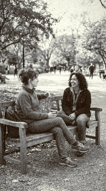 Vellum Print applied to The bench, filed with the family prints