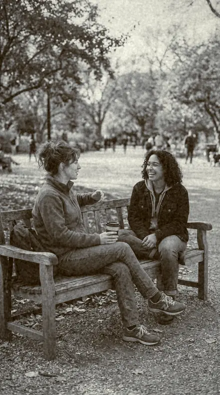 Chestnut Print applied to The bench, filed with the family prints